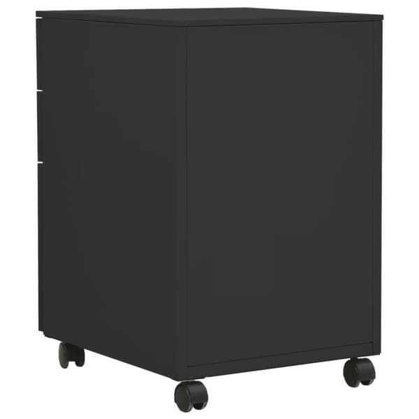 vidaXL Mobilt arkivskap antrasitt 39x45x60 cm stål