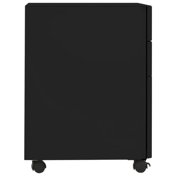 vidaXL Hurts svart 30x45x59 cm stål