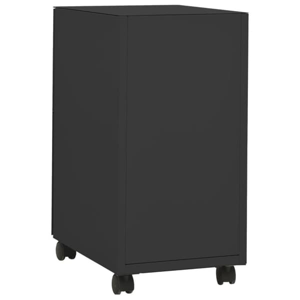 vidaXL mobilt arkivskab 30x45x59 cm stål antracitgrå