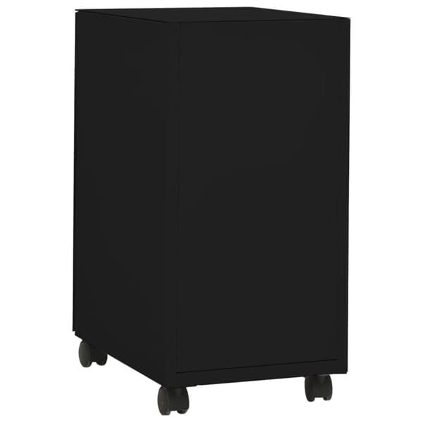 vidaXL mobilt arkivskab 30x45x59 cm stål sort