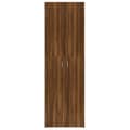 Pikkukuva 6 / 10: vidaXL Toimistokaappi ruskea tammi 60x32x190 cm tekninen puu