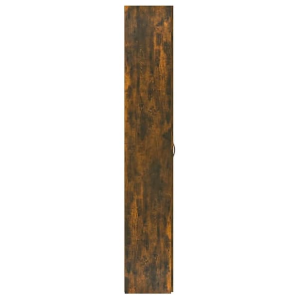vidaXL kontorskab 60x32x190 cm konstrueret træ røget egetræ