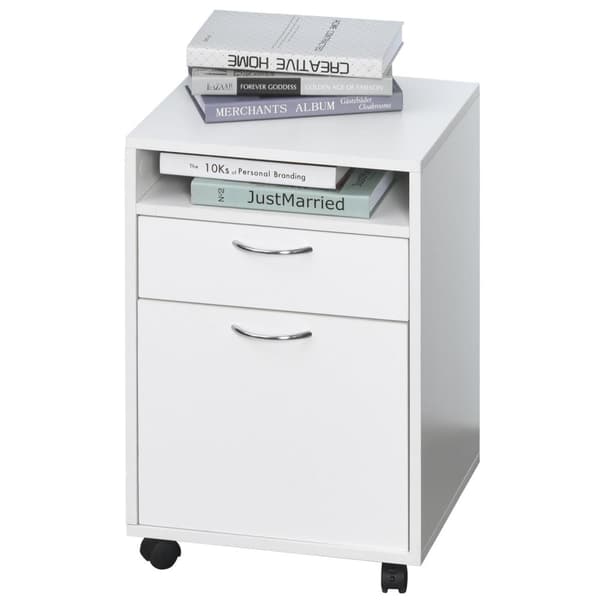 Nancy's Santa Rosa Archiefkast - Ladeblok - Metaal - Kantoorkast - Rolcontainer - Wit