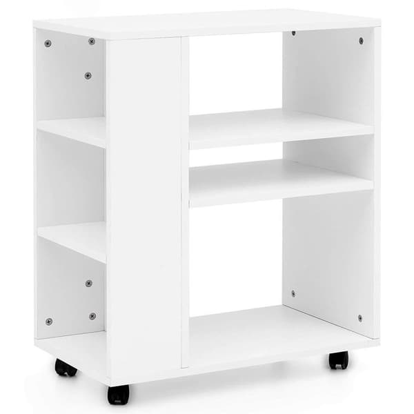 Rootz Rekwagen - Modernt Telefonbord - Vit - 60 x 35 x 75 cm