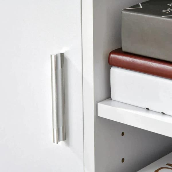 Rootz Printer Stand - Printer Bord - Kontorvogn - Skabsstativ - Hvid - 60 cm x 50 cm 65,5 cm