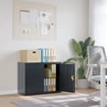 Pikkukuva 2 / 11: vidaXL Arkistokaappi antrasiitti 90x40x70 cm teräs