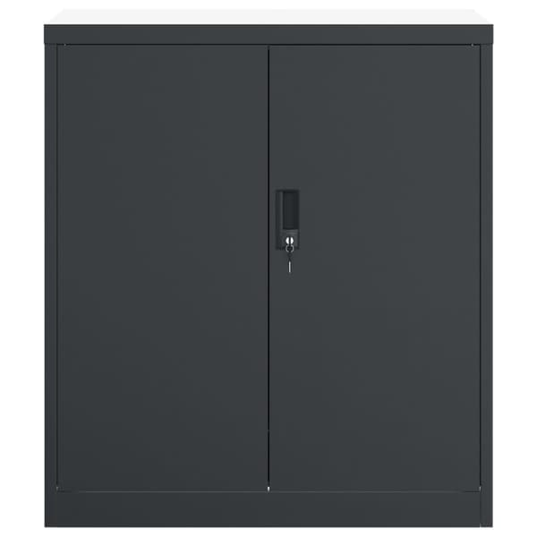 vidaXL Arkistokaappi antrasiitti 79x40x90 cm teräs