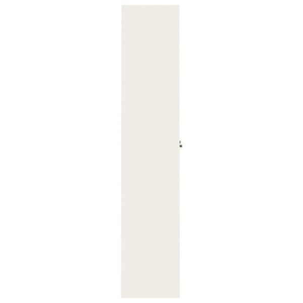 vidaXL Dokumentskåp vit 90x40x200 cm stål