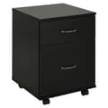 Miniatyrbild 1 av 9: Rootz Rolling Cabinet - Rolling Container - Office Container - Mobile File Cabinet - File Cabinet - 2 Drawer Filing Cabinet - Chest Of Drawers - Black