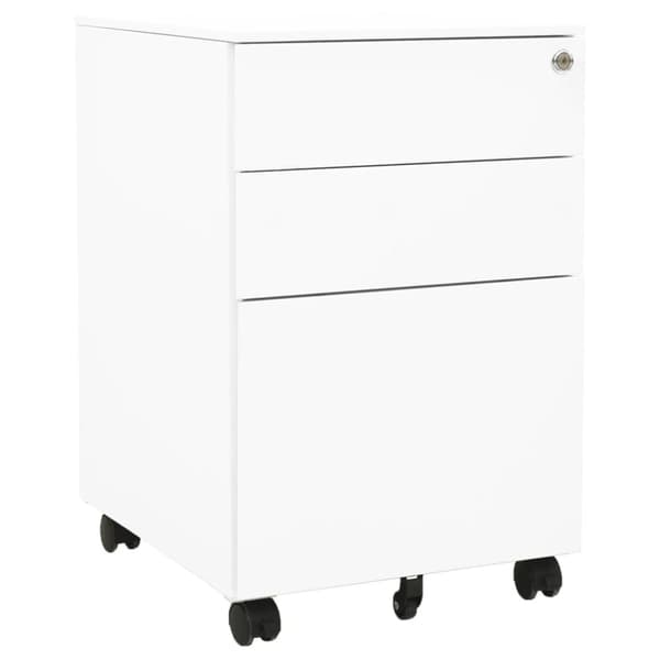 vidaXL Hurts vit 39x45x60 cm stål - Arkivskåp