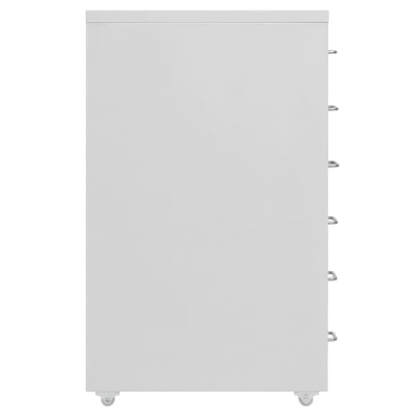 vidaXL mobilt arkivskab 28x41x69 cm metal grå - Arkivskabe