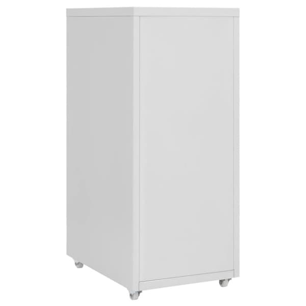 vidaXL mobilt arkivskab 28x41x69 cm metal grå - Arkivskabe