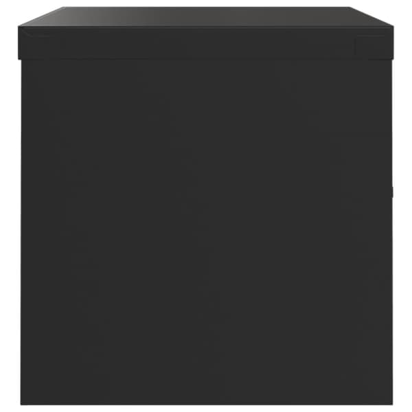 vidaXL Dokumentskåp svart 90x40x40 cm stål - Arkivskåp