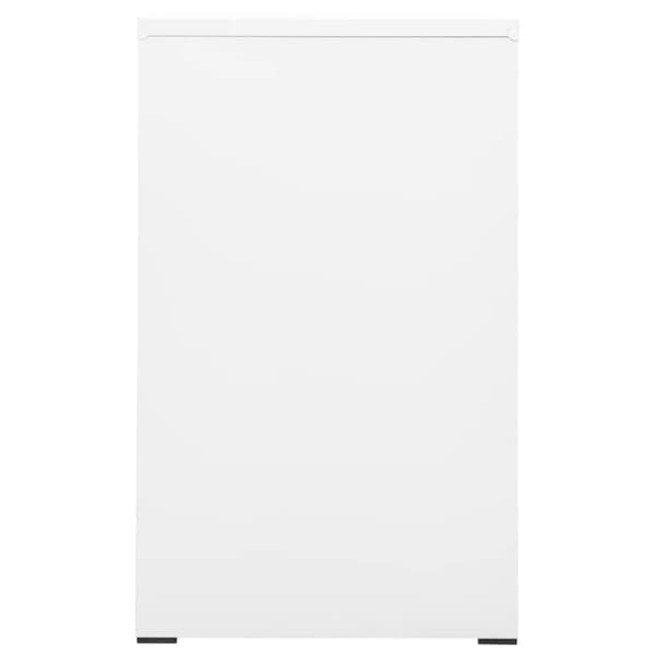 vidaXL Dokumentskåp vit 46x62x102,5 cm stål -  Arkivskåp