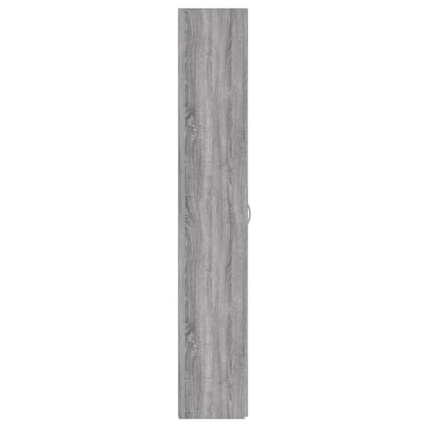 vidaXL Kontorsskåp grå sonoma 60x32x190 cm konstruerat trä - Arkivskåp