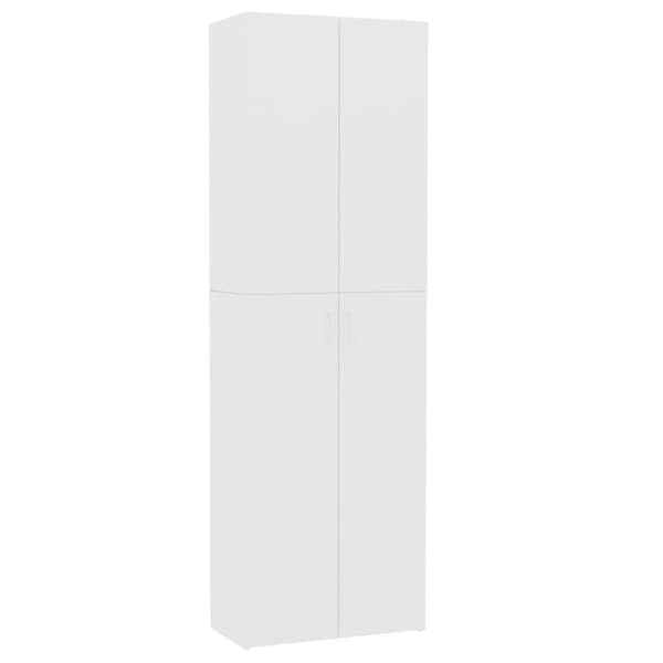 vidaXL Kontorsskåp vit 60x32x190 cm konstruerat trä - Arkivskåp