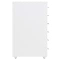 Miniatyrbillede 4 af 9: The Living Store mobilt arkivskab 28x41x69 cm metal hvid -  Arkivskabe