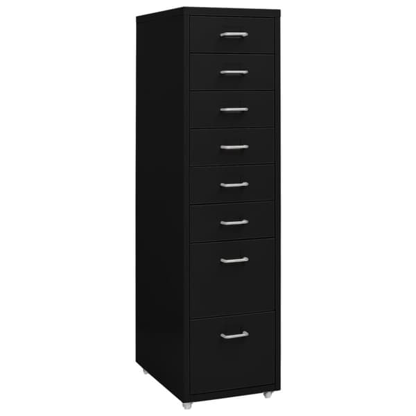 The Living Store Hurts Svart 20x41x109 cm metall - Arkivskåp