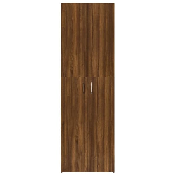 Arkistokaapit - Living Toimistokaappi ruskea tammi 60x32x190 cm tekninen puu