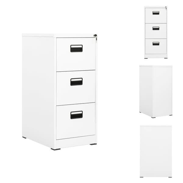 Arkivskåp - Living Dokumentskåp vit 46x62x102,5 cm stål