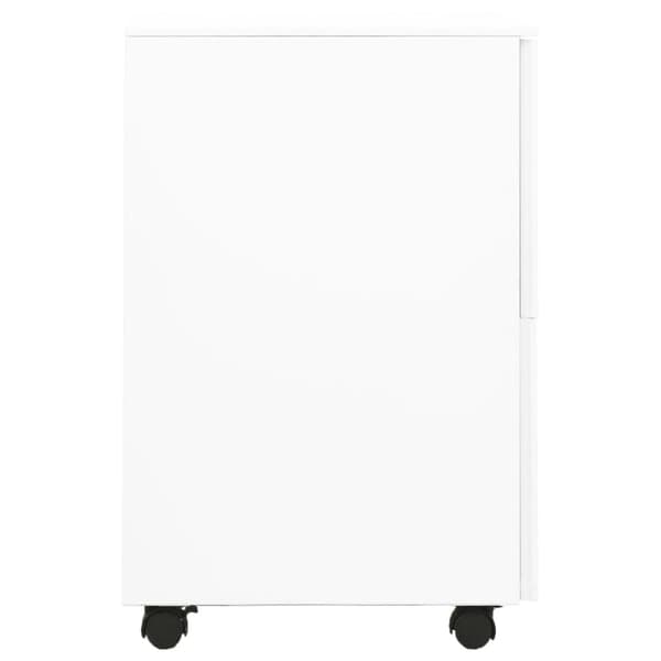 Arkivskabe - Living mobilt arkivskab 39x45x67 cm stål hvid
