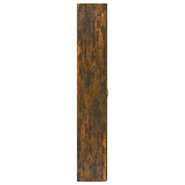 Kontorskab 60x32x190 cm konstrueret træ røget egetræ - Kontorskab - Kontorskabe - Home & Living