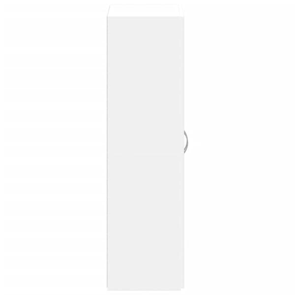 vidaXL Dokumentskåp vit 60x32x115 cm konstruerat trä