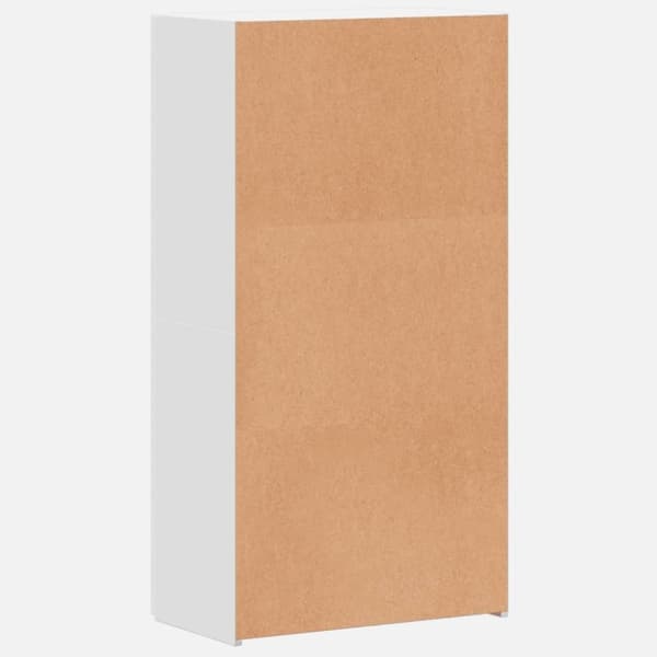 vidaXL Dokumentskåp vit 60x32x115 cm konstruerat trä