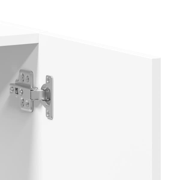 vidaXL Dokumentskåp vit 60x32x115 cm konstruerat trä