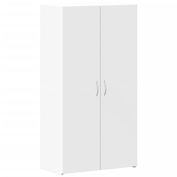 vidaXL Dokumentskåp vit 60x32x115 cm konstruerat trä