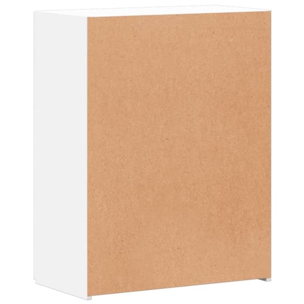 vidaXL arkivskab 60x32x77,5 cm konstrueret træ hvid