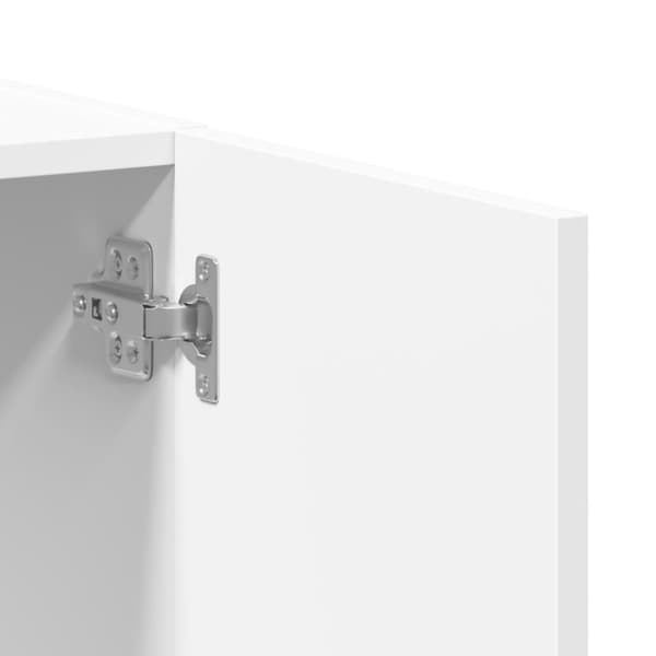 vidaXL arkivskab 60x32x77,5 cm konstrueret træ hvid