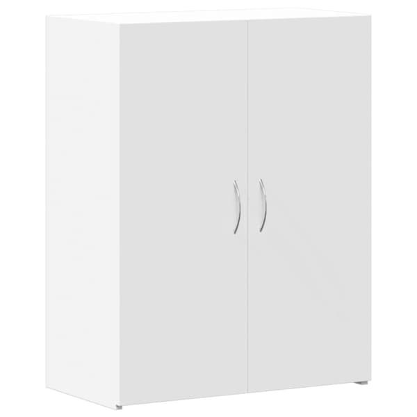 vidaXL arkivskab 60x32x77,5 cm konstrueret træ hvid