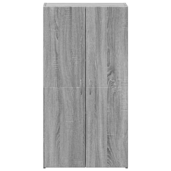 vidaXL Dokumentskåp grå sonoma 60x32x115 cm konstruerat trä
