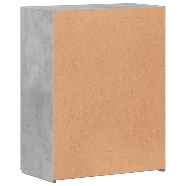 vidaXL Veggskap betonggrå 60x32x77,5 cm konstruert tre