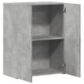 Pikkukuva 6 / 11: vidaXL Arkistokaappi betoninharmaa 60x32x77,5 cm tekninen puu
