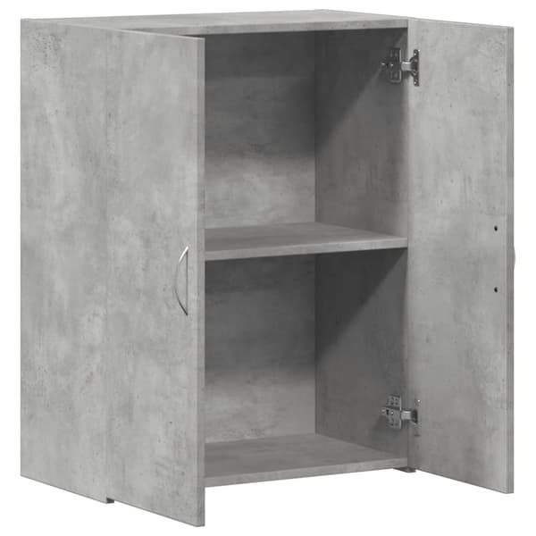 vidaXL Arkistokaappi betoninharmaa 60x32x77,5 cm tekninen puu