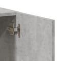 Pikkukuva 7 / 11: vidaXL Arkistokaappi betoninharmaa 60x32x77,5 cm tekninen puu