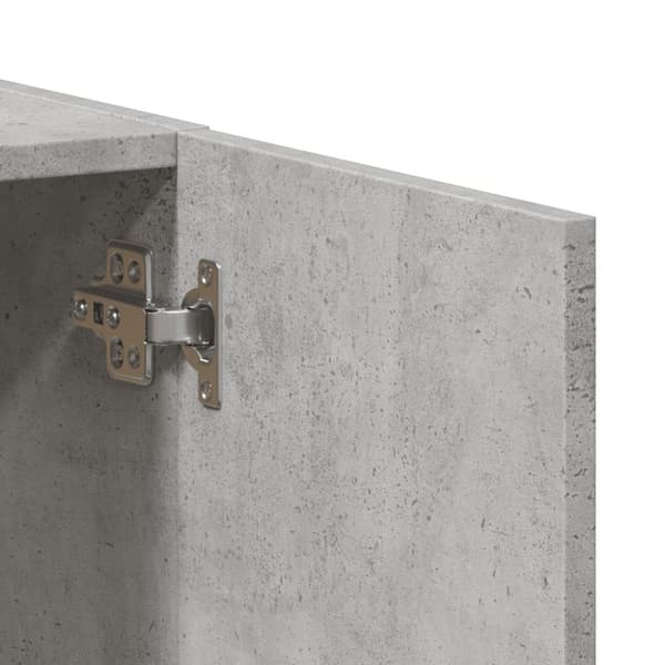 vidaXL Arkistokaappi betoninharmaa 60x32x77,5 cm tekninen puu