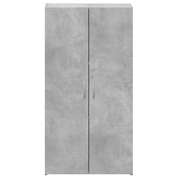 vidaXL Dokumentskåp betonggrå 60x32x115 cm konstruerat trä