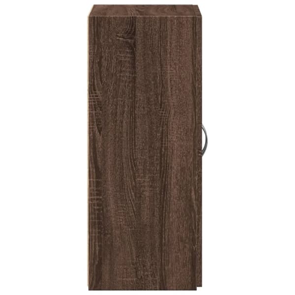vidaXL arkivskab 60x32x77,5 cm konstrueret træ brun egetræ