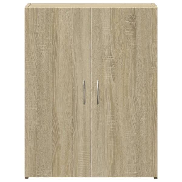 vidaXL Arkivskap sonoma eik 60x32x77,5 cm konstruert tre