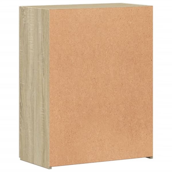 vidaXL Arkivskap sonoma eik 60x32x77,5 cm konstruert tre