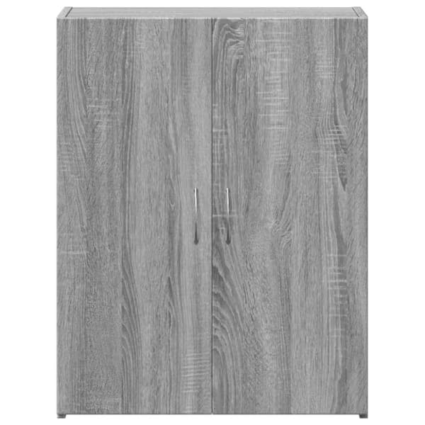 vidaXL Arkistokaappi harmaa Sonoma 60x32x77,5 cm tekninen puu