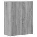 Pikkukuva 1 / 11: vidaXL Arkistokaappi harmaa Sonoma 60x32x77,5 cm tekninen puu