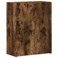 Pikkukuva 1 / 11: vidaXL Arkistokaappi savutammi 60x32x77,5 cm tekninen puu