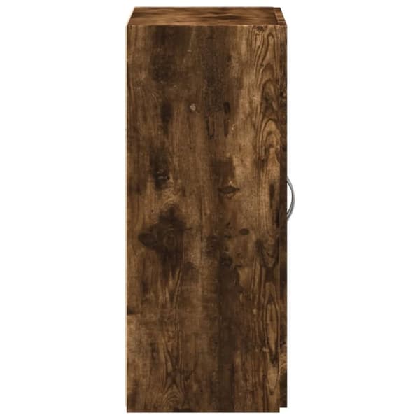 vidaXL Arkivskap røkt eik 60x32x77,5 cm konstruert tre