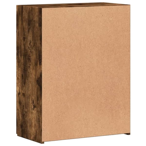 vidaXL Arkivskap røkt eik 60x32x77,5 cm konstruert tre