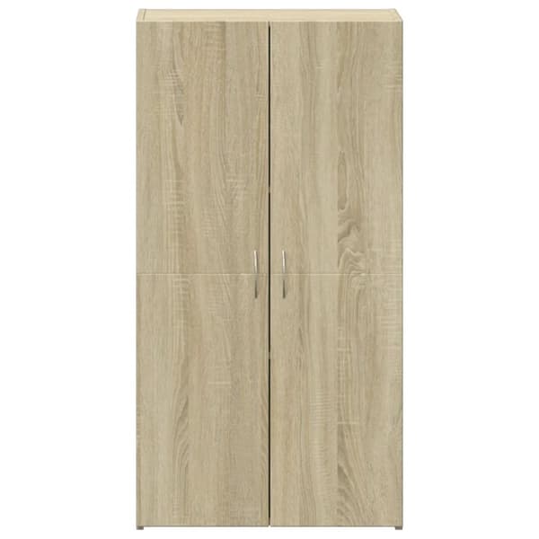 vidaXL Dokumentskåp sonoma-ek 60x32x115 cm konstruerat trä
