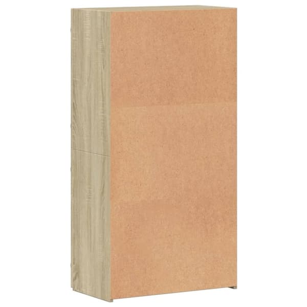 vidaXL Dokumentskåp sonoma-ek 60x32x115 cm konstruerat trä